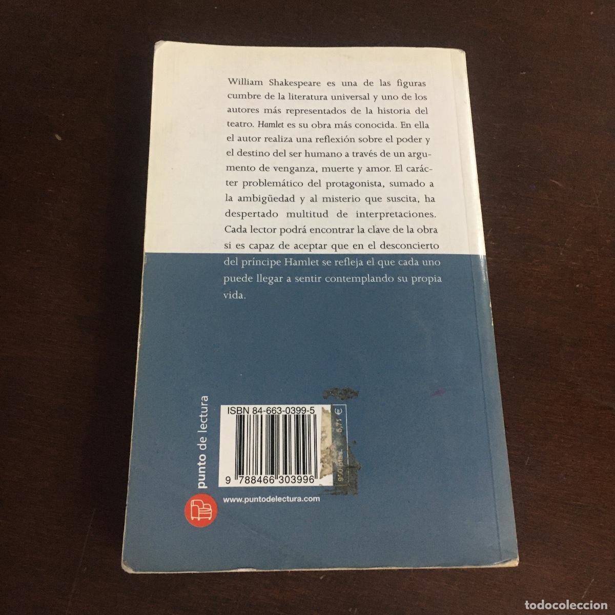 Libros de segunda mano: HAMLET. - SHAKESPEARE, William. REF: 594 - Foto 4