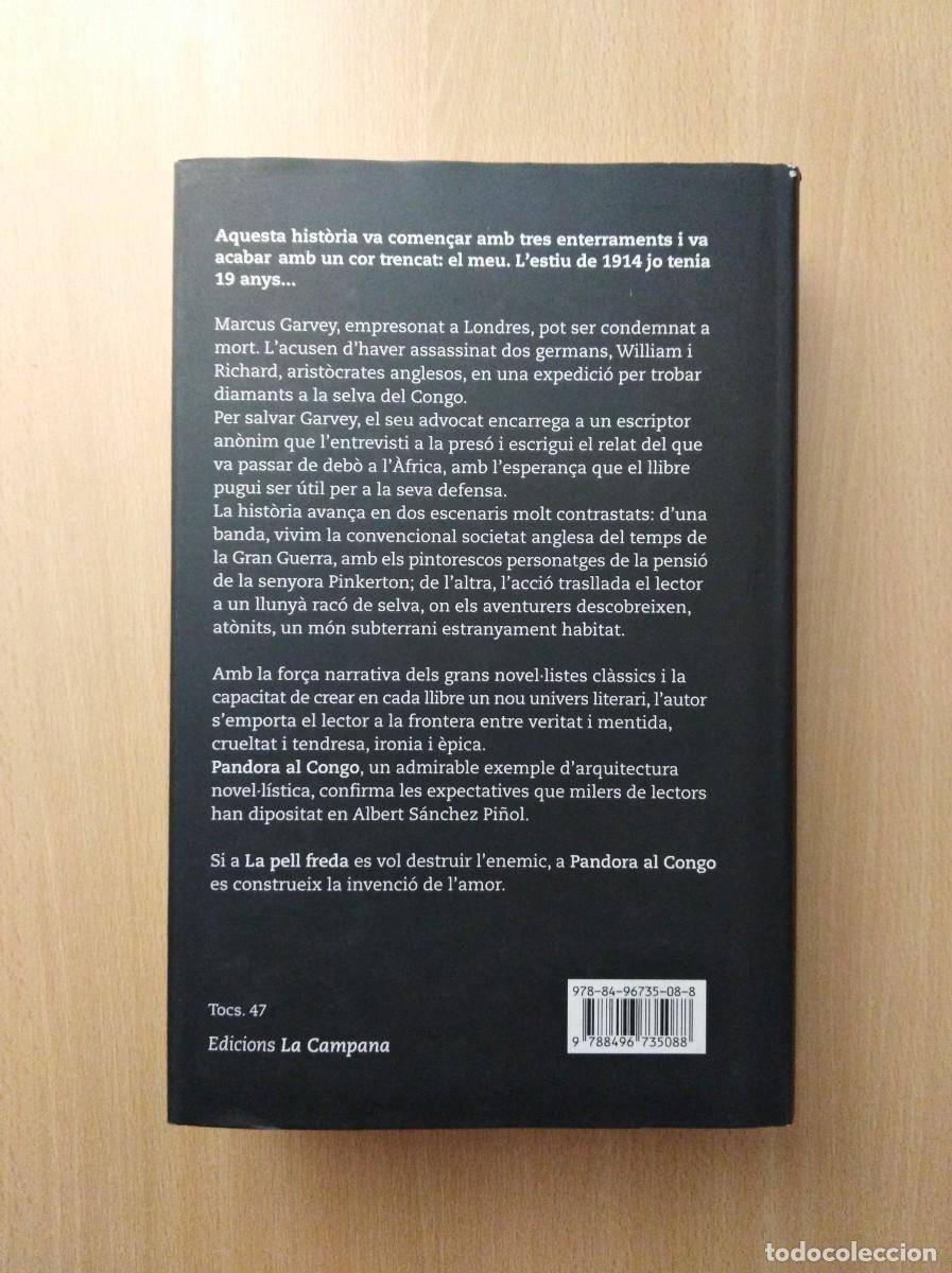 Libros de segunda mano: PANDORA AL CONGO. Albert S&aacute;nchez Pi&ntilde;ol - Foto 2