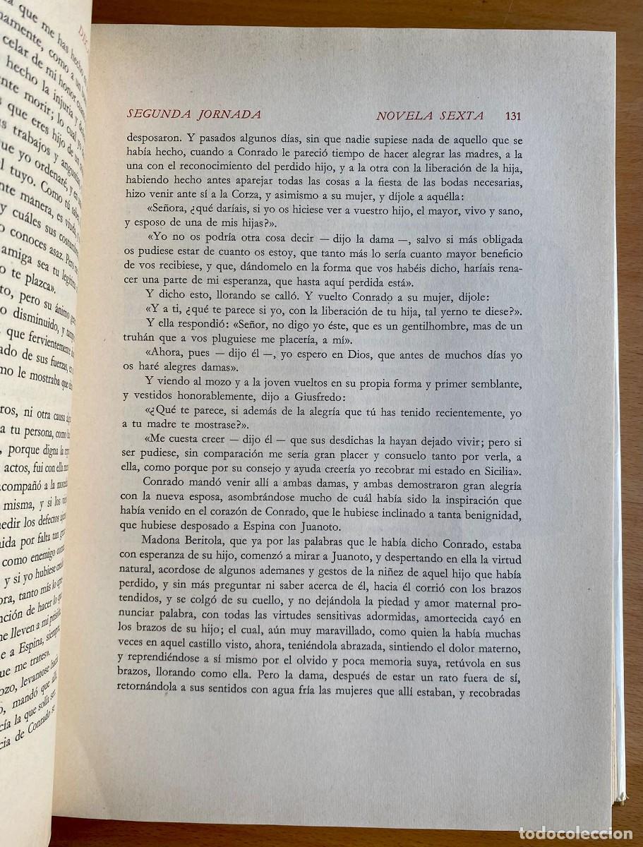 Libros de segunda mano: Decamer&oacute;n, de Giovanni Boccaccio - Foto 3