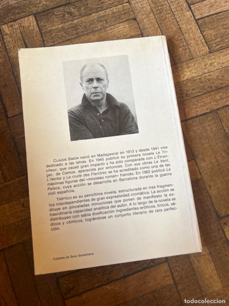 Libros de segunda mano: Tr&iacute;ptico - Claude Simon - Foto 4