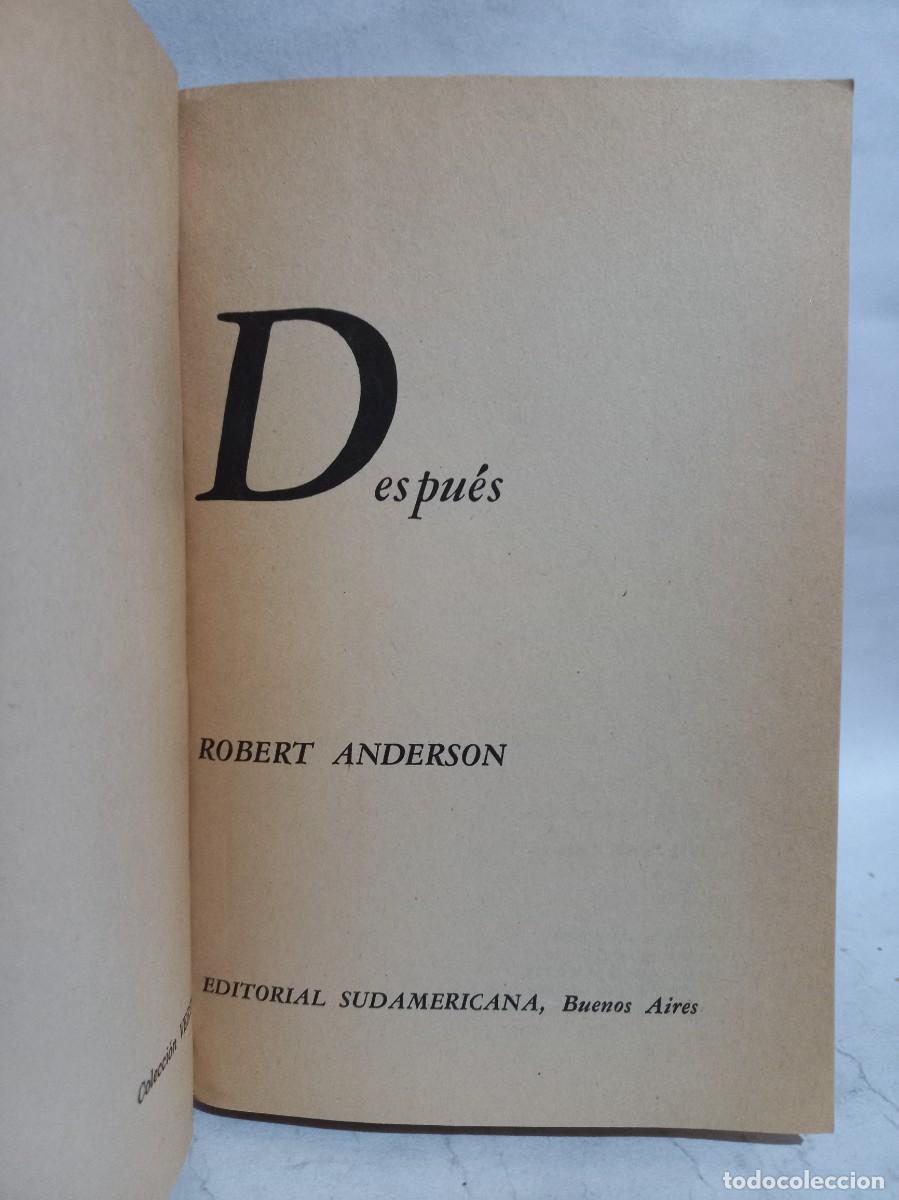 Libros de segunda mano: Robert Anderson - Despu&eacute;s - 1976 - Foto 3