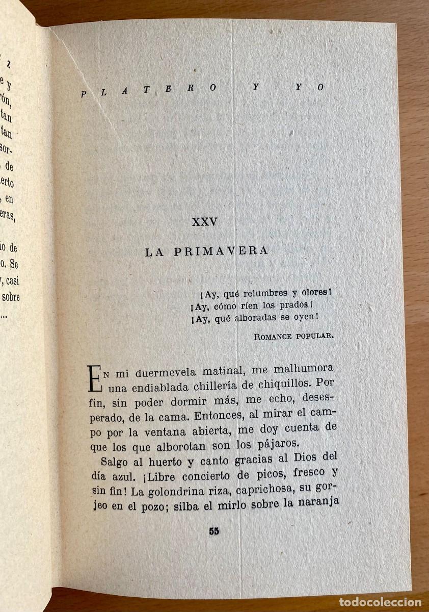 Libros de segunda mano: Platero y yo, de Juan Ramon Jimenez - Foto 3