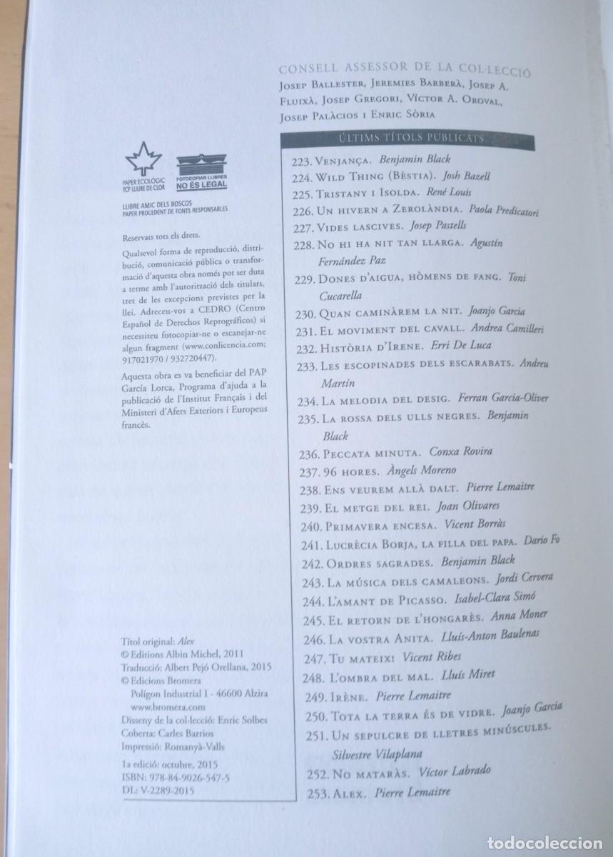 Libros de segunda mano: PIERRE LEMAITRE ALEX - Foto 4