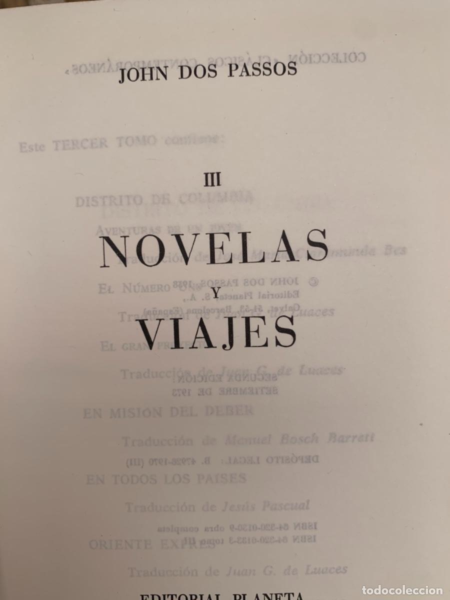 Libros de segunda mano: Obras de John Dos Pasos, novelas , 3 tomos - Foto 2