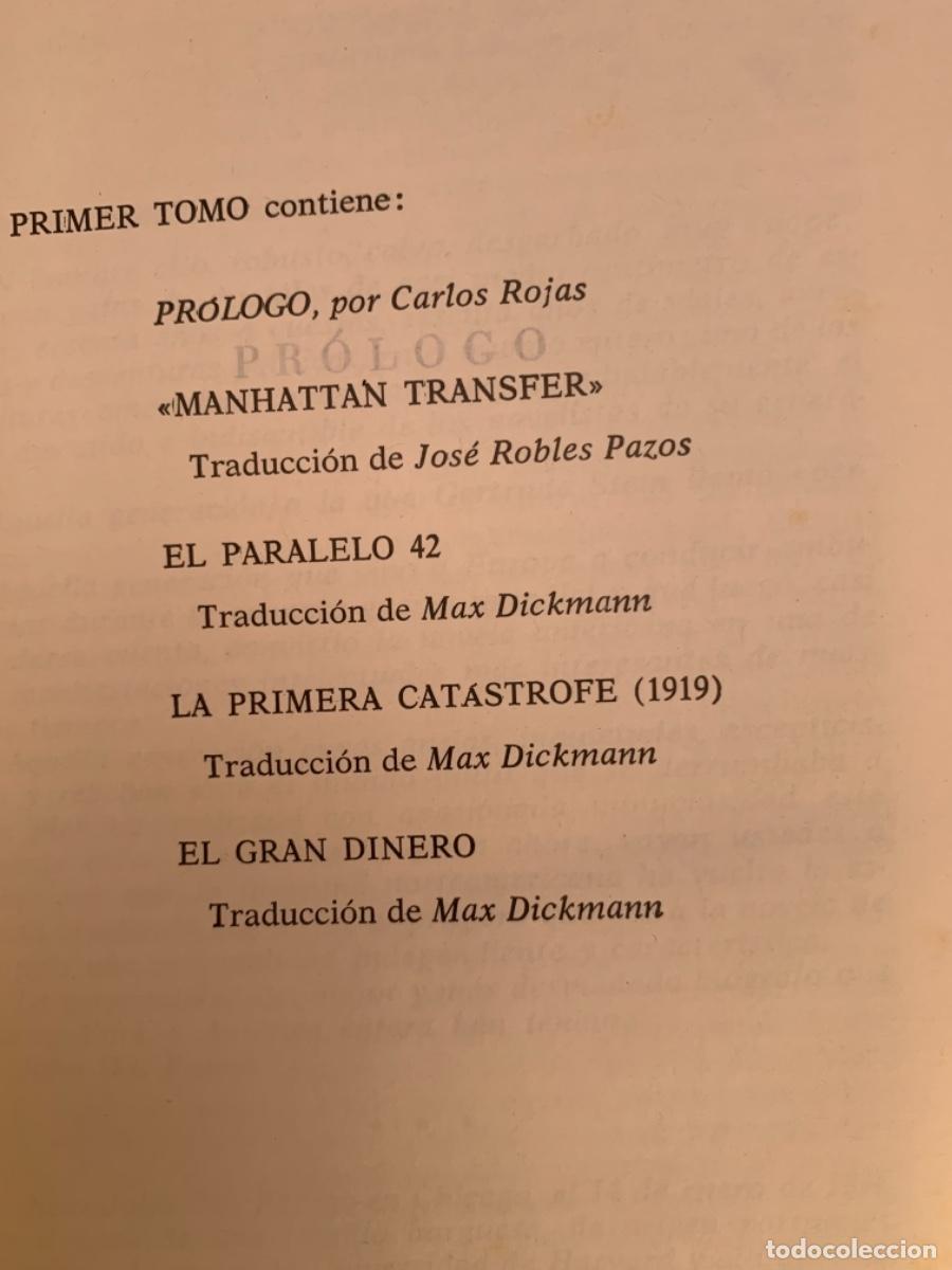 Libros de segunda mano: Obras de John Dos Pasos, novelas , 3 tomos - Foto 4