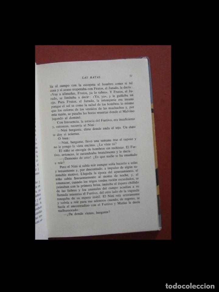 Libros de segunda mano: Las ratas. Miguel Delibes - Foto 4