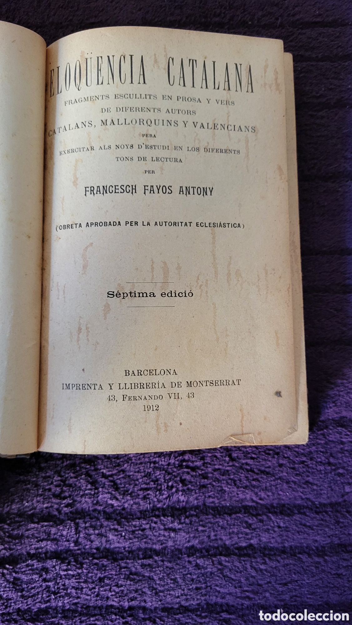 Libros de segunda mano: Eloquencia Catalana - Foto 2