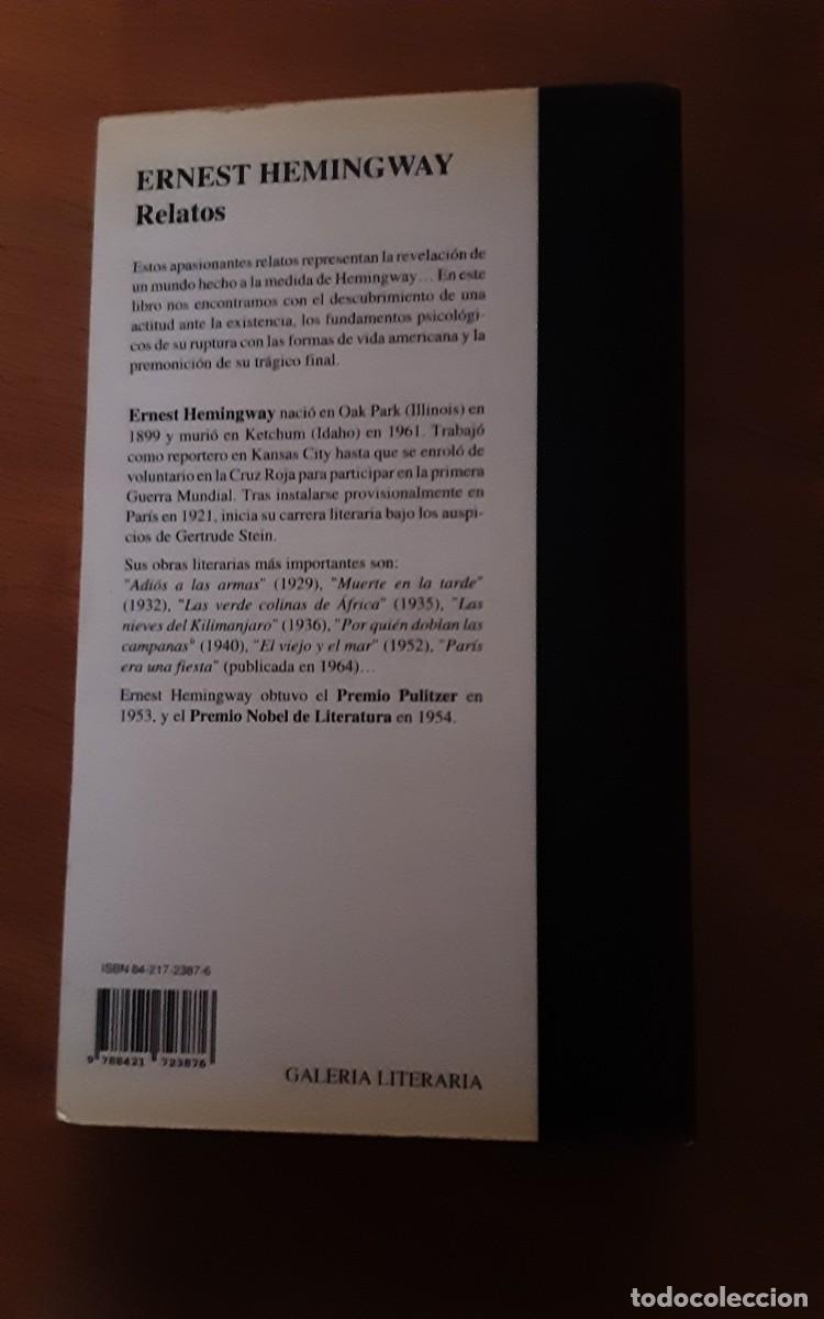 Libros de segunda mano: RELATOS - ERNEST HEMINGWAY - Foto 3