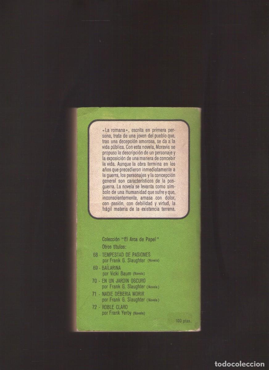 Libros de segunda mano: Bd. La romana (Alberto Moravia) - Foto 2