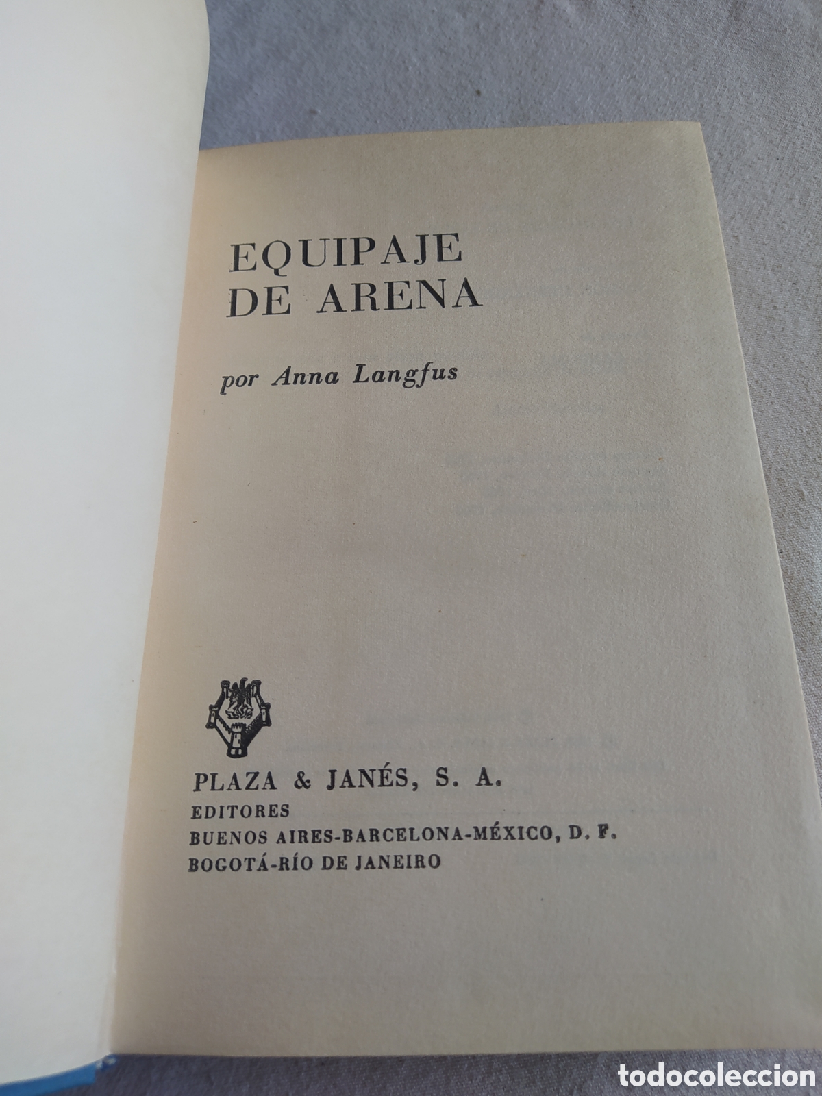 Libros de segunda mano: Equipaje de arena - Anna langfus - Foto 3