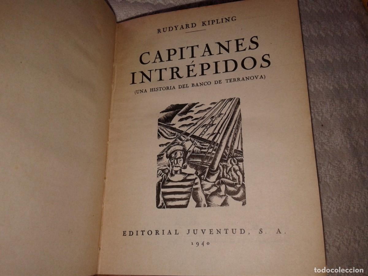 Libros de segunda mano: CAPITANES INTREPIDOS - EDICION DE 1940, B18 - Foto 3