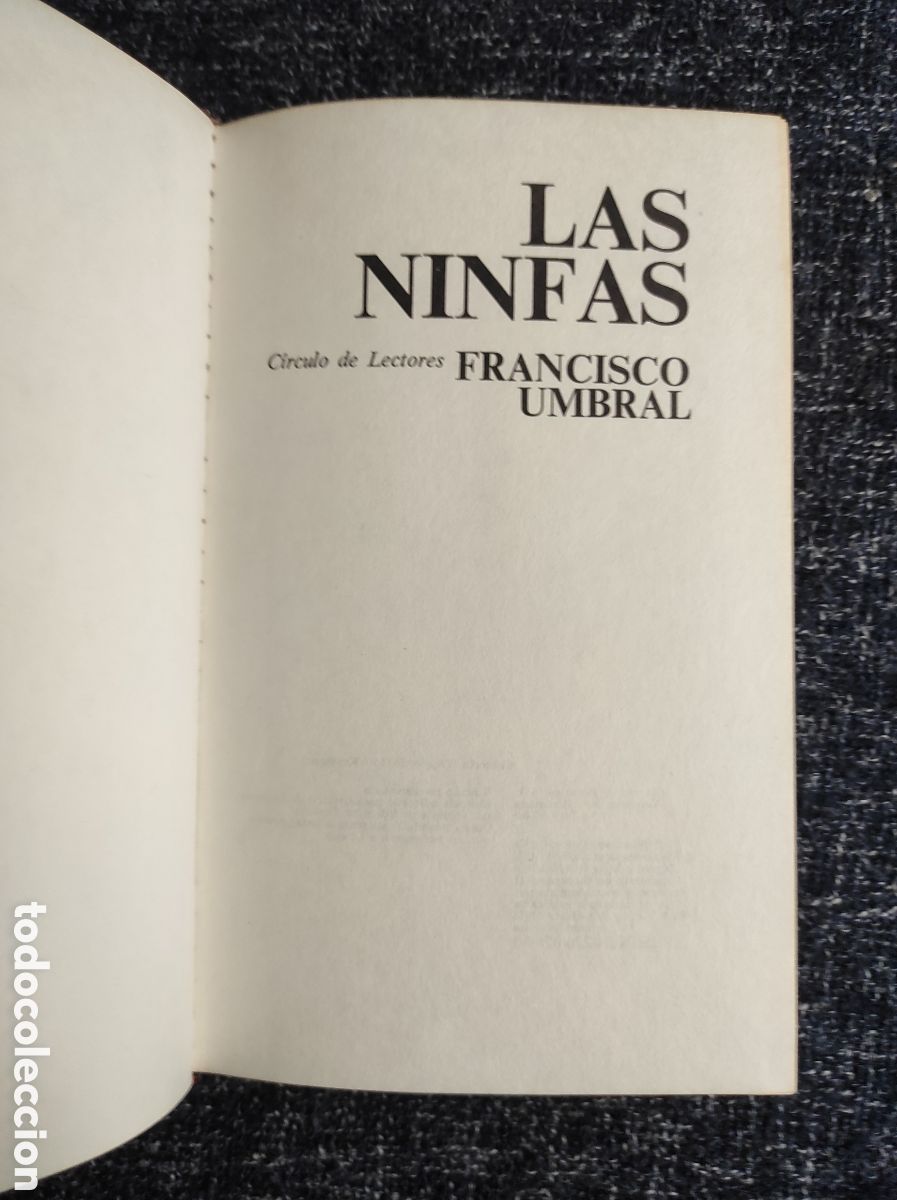 Libros de segunda mano: LAS NINFAS. / FRANCISCO UMBRA - Foto 2