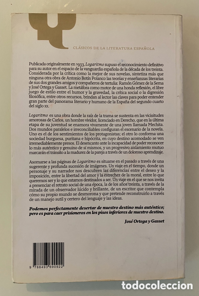 Libros de segunda mano: Logaritmo - BOT&Iacute;N POLANCO, Antonio - Foto 2