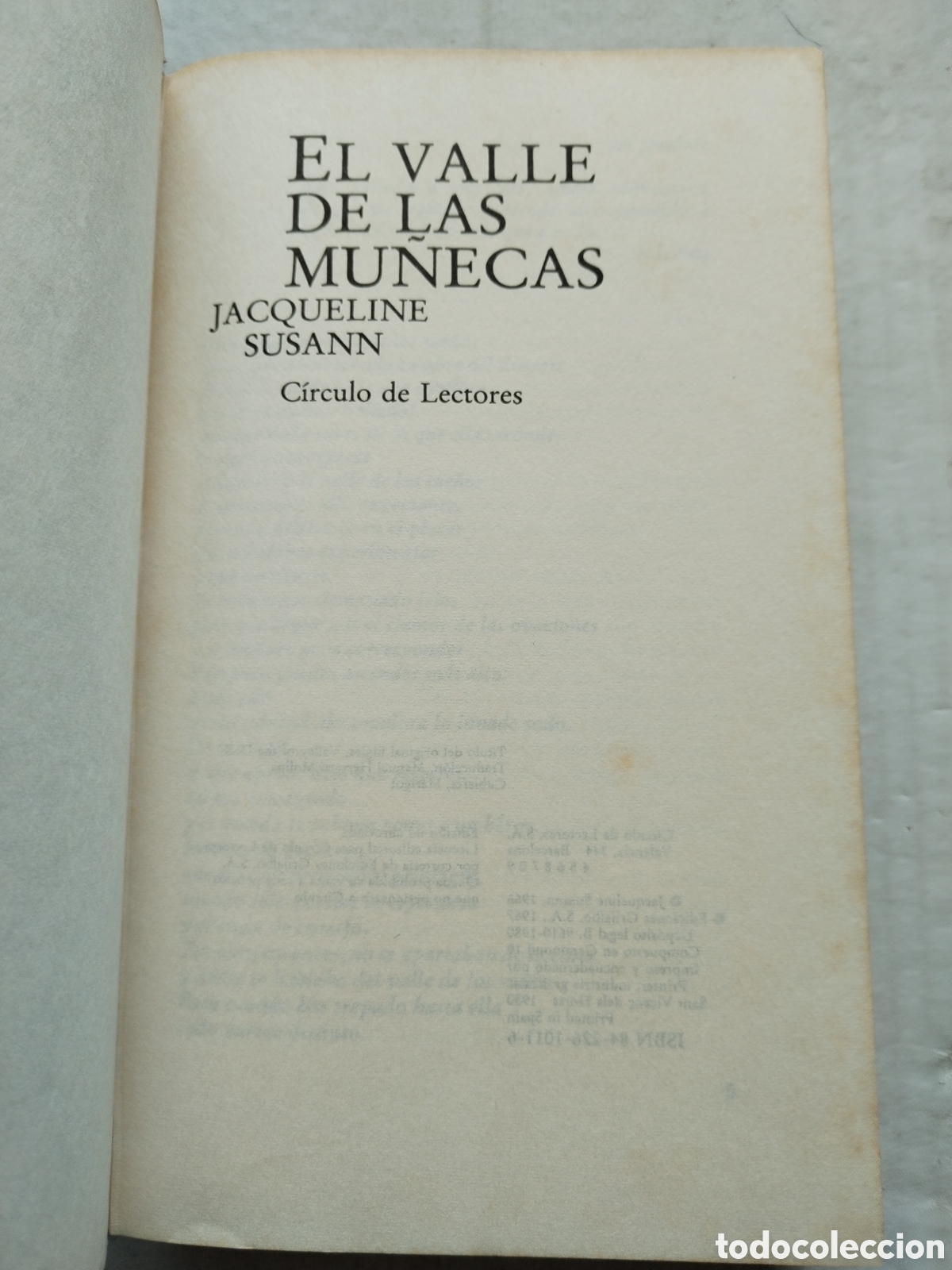 Libros de segunda mano: EL VALLE DE LAS MU&Ntilde;ECAS/JACQUELINE SUSANNE - Foto 2