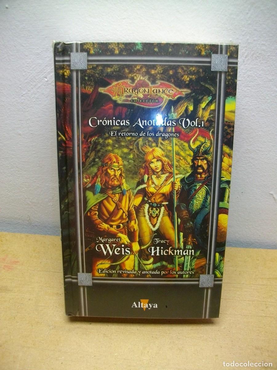 Gebrauchte B&uuml;cher: Cr&oacute;nicas Anotadas. El Retorno De Los Dragones -Tapa dura 2007 de Margaret Weis N UEVO y PRECINTADO