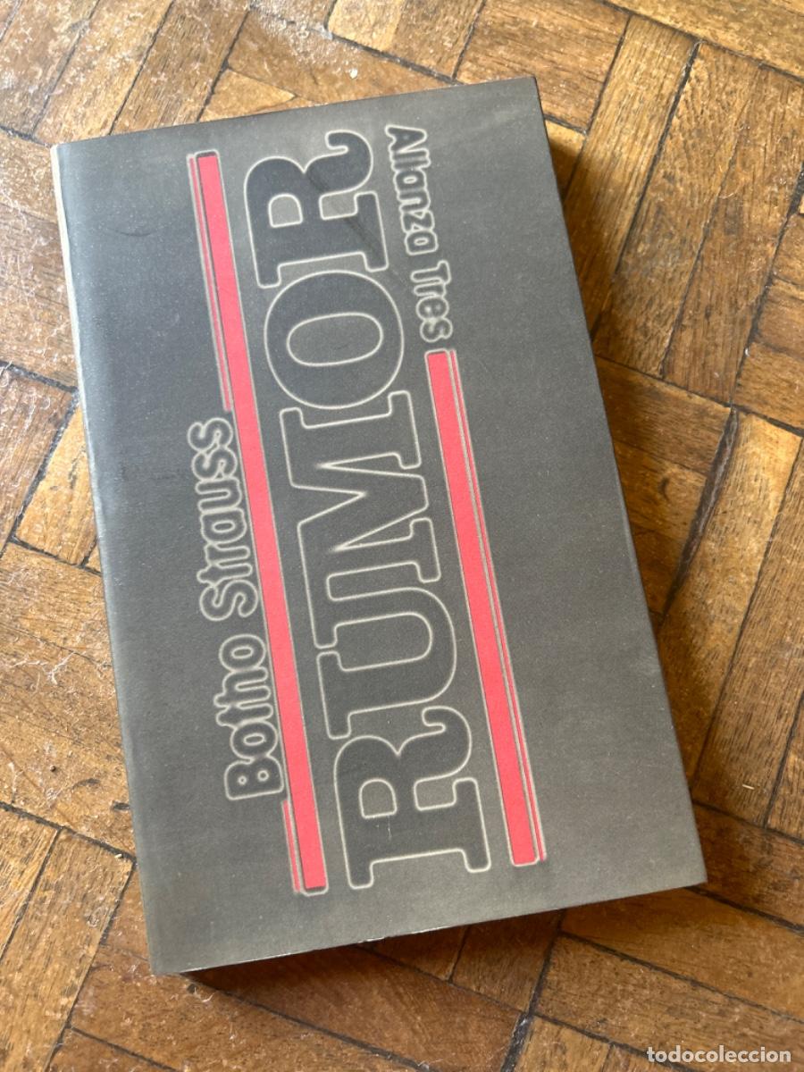 Libros de segunda mano: Rumor - Botho Strauss - Foto 1
