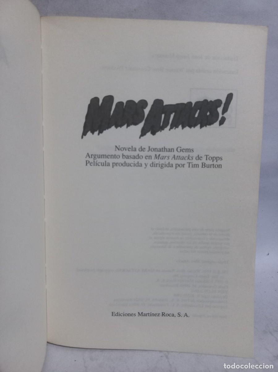 Libros de segunda mano: Jonathan Gems - Mars Attacks! - 1996 - Foto 3