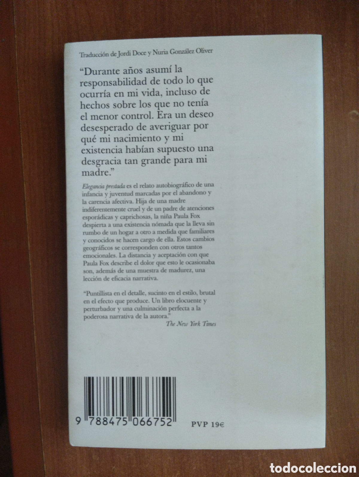 Libros de segunda mano: Elegancia prestada, Paula Fox - Foto 2