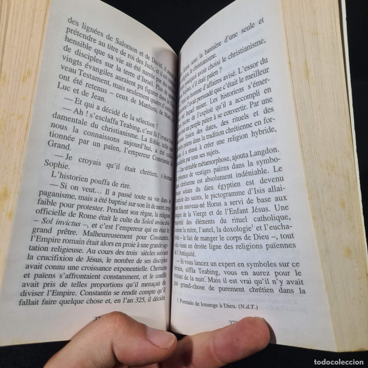 Libros de segunda mano: DA VINCI CODE - DAN BROWN - EDICION POCKET - 2003 / 27.494 - Foto 7
