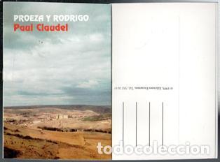 Libros de segunda mano: Libro postal. Proeza y Rodrigo. Paul Claudel - Foto 1