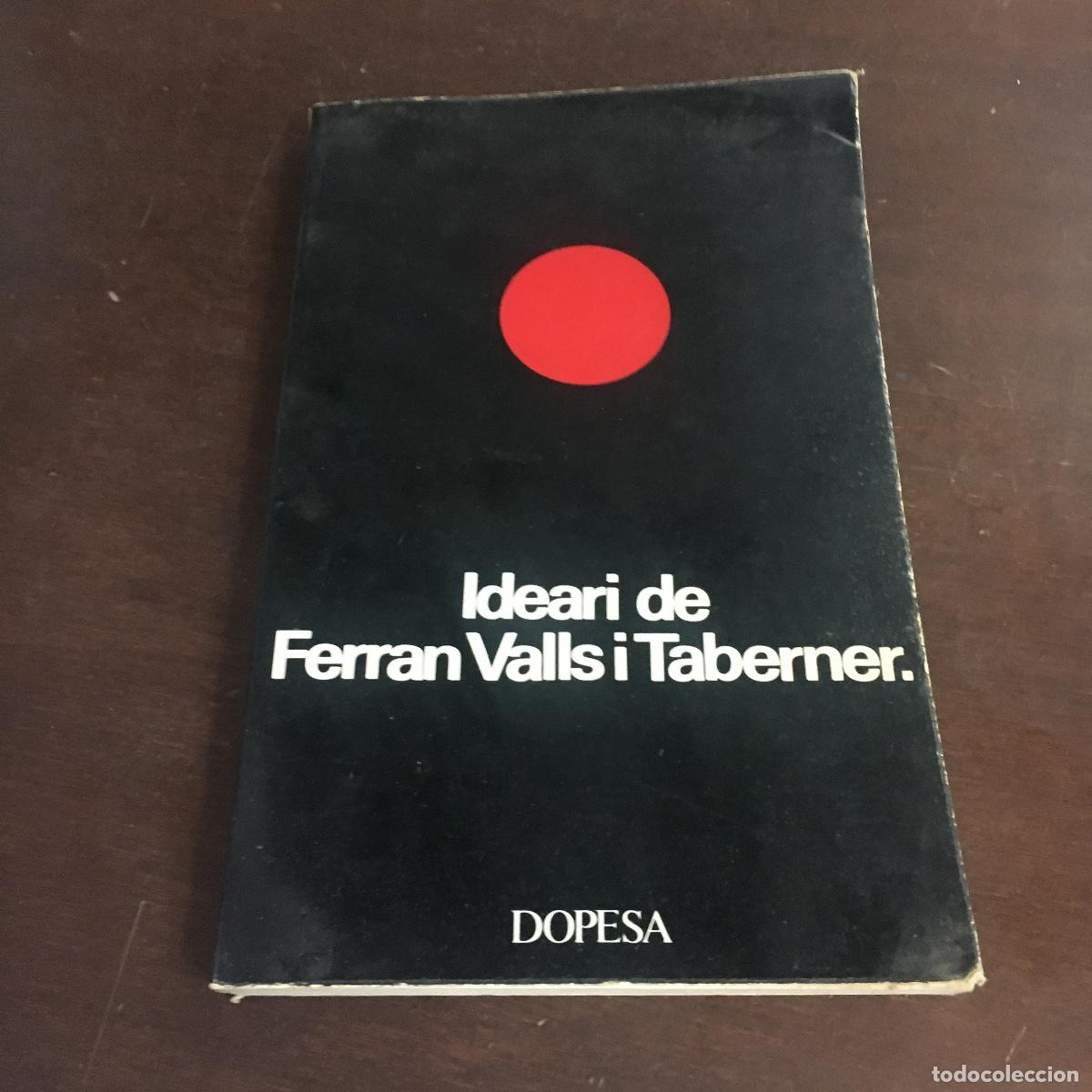 Libros de segunda mano: Ideari de Ferran Valls i Taberner REF: 690 - Foto 1