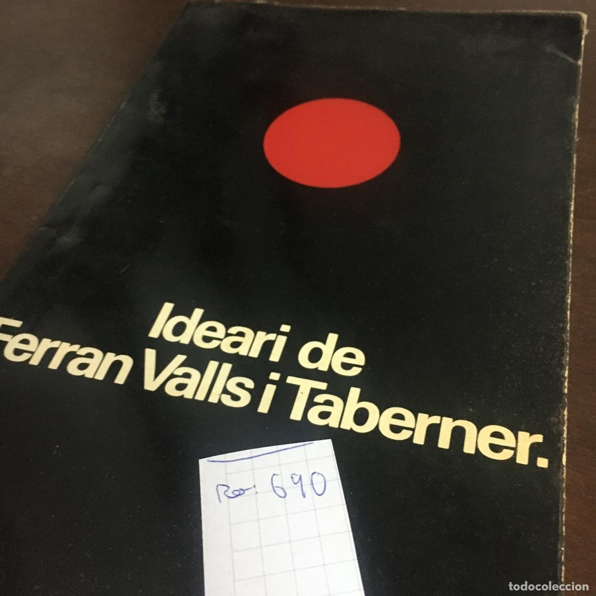 Libros de segunda mano: Ideari de Ferran Valls i Taberner REF: 690 - Foto 5