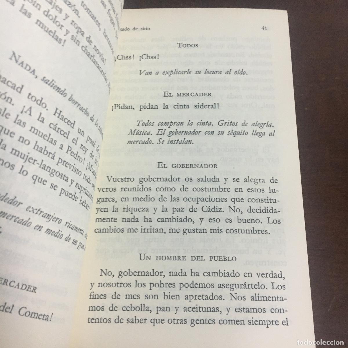 Libros de segunda mano: EL ESTADO DE SITIO.- ALBERT CAMUS REF: 739 - Foto 2