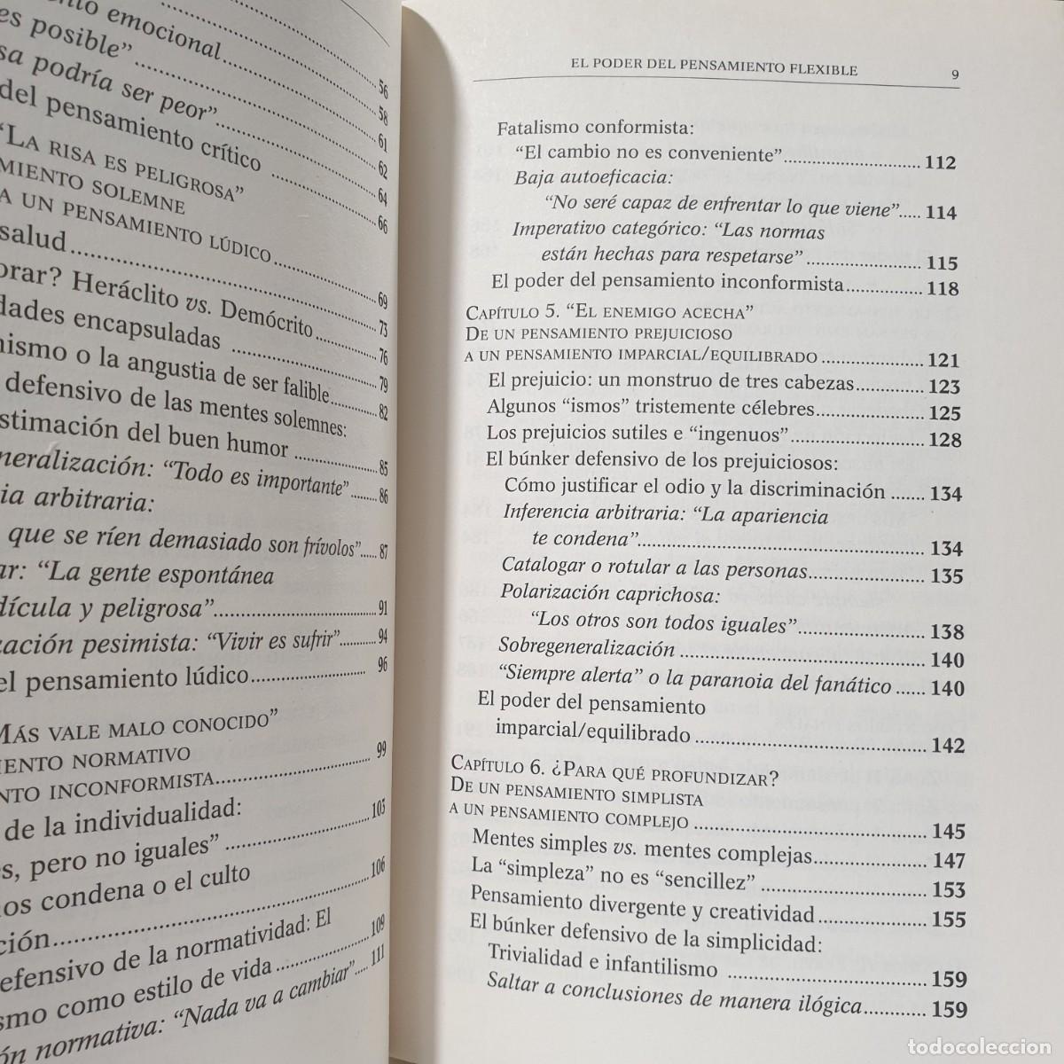Libros de segunda mano: EL PODER DE LA MENTE FLEXIBLE - Walter Riso * - Foto 8