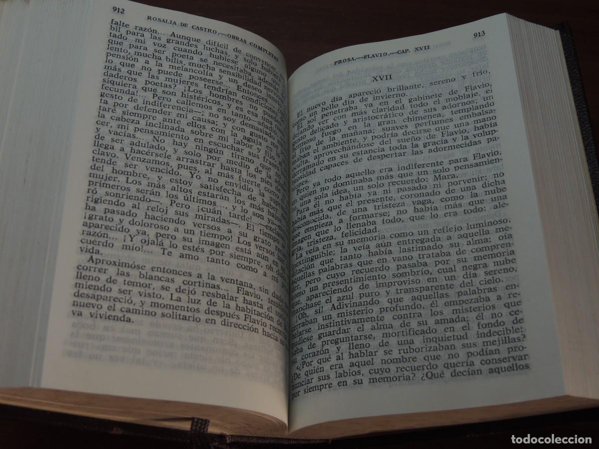 Libros de segunda mano: ROSALIA DE CASTRO.- OBRAS COMPLETAS - Foto 6