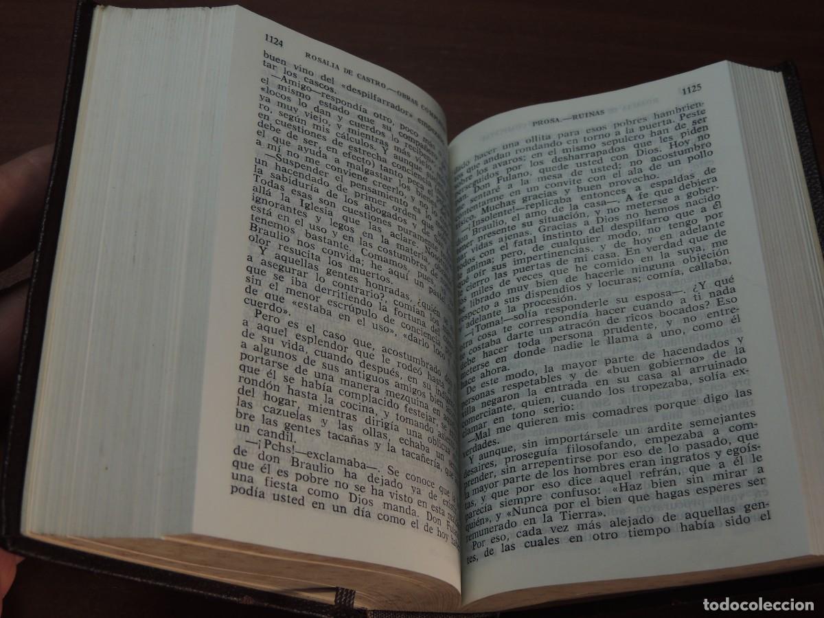 Libros de segunda mano: ROSALIA DE CASTRO.- OBRAS COMPLETAS - Foto 7