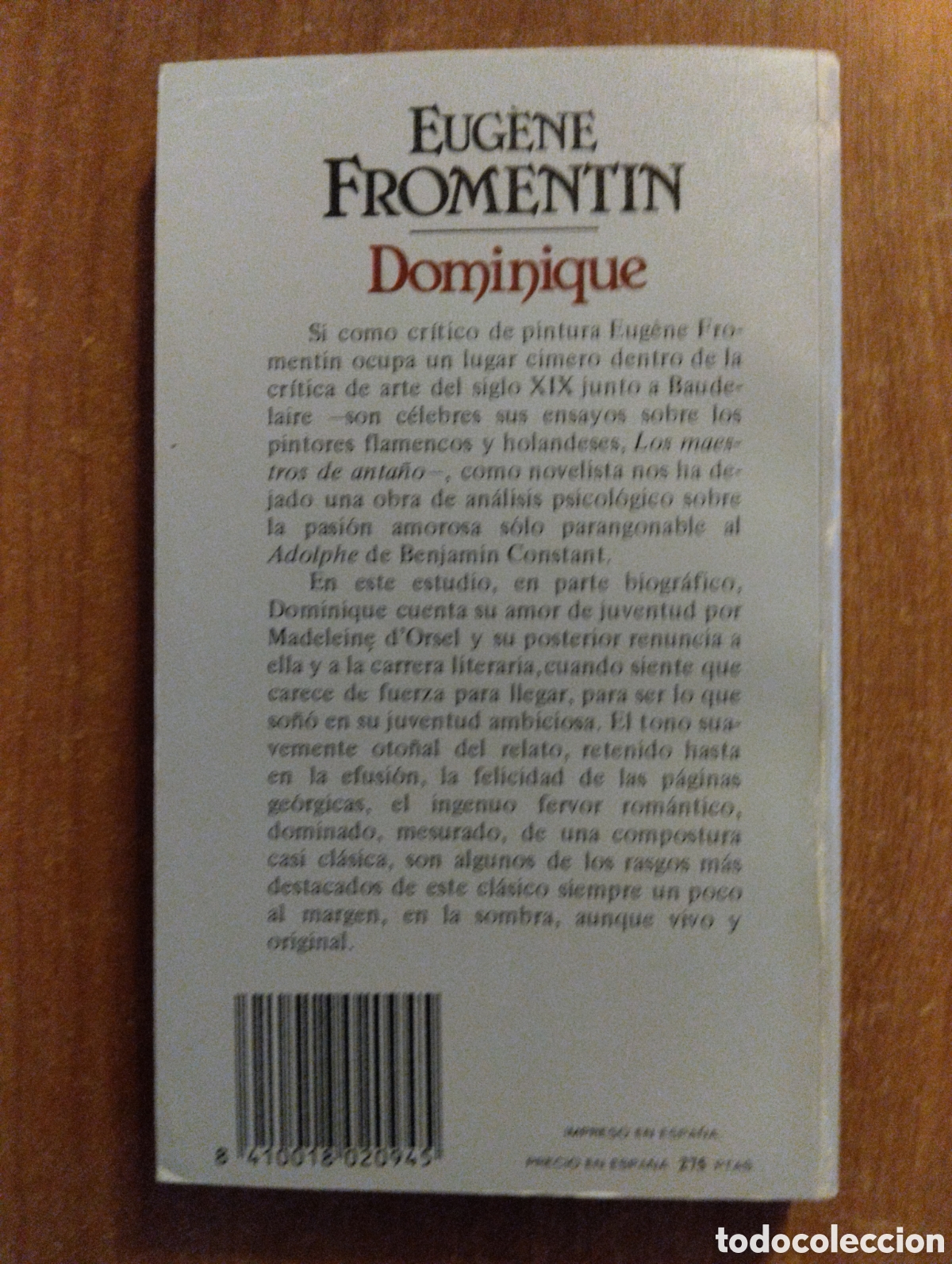 Libros de segunda mano: Dominique, Eug&egrave;ne Fromentin, ediciones Bruguera, Libro Amigo - Foto 2