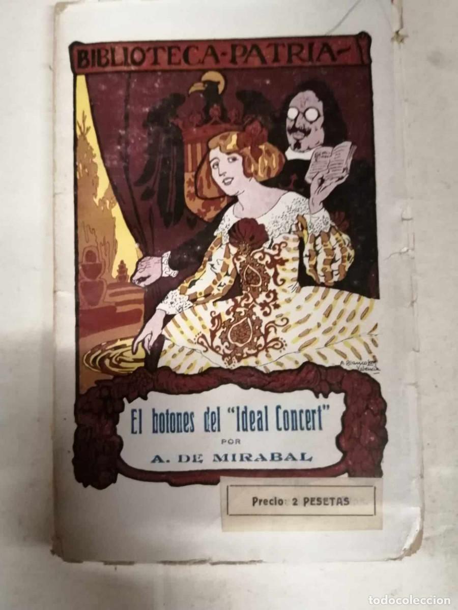Libros de segunda mano: EL BOTONES DEL IDEAL CONCERT (A. DE MIRABAL) - Foto 1