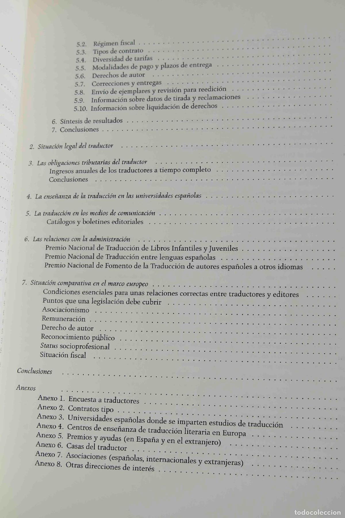 Libros de segunda mano: Libro Blanco de la traducci&oacute;n en Espa&ntilde;a - Foto 3
