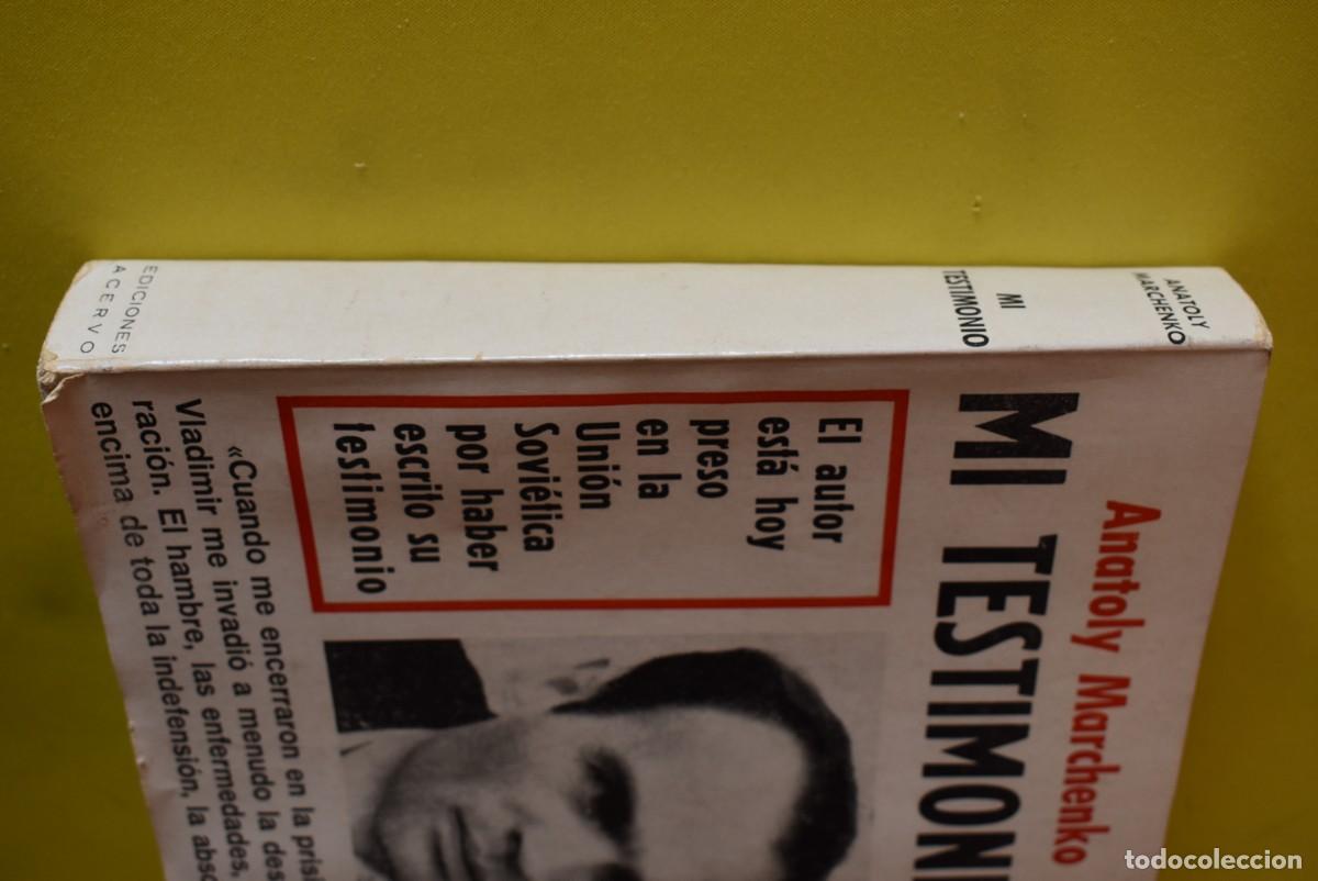 Libros de segunda mano: Libro Mi testimonio. Anatoly Marchenko - Foto 2