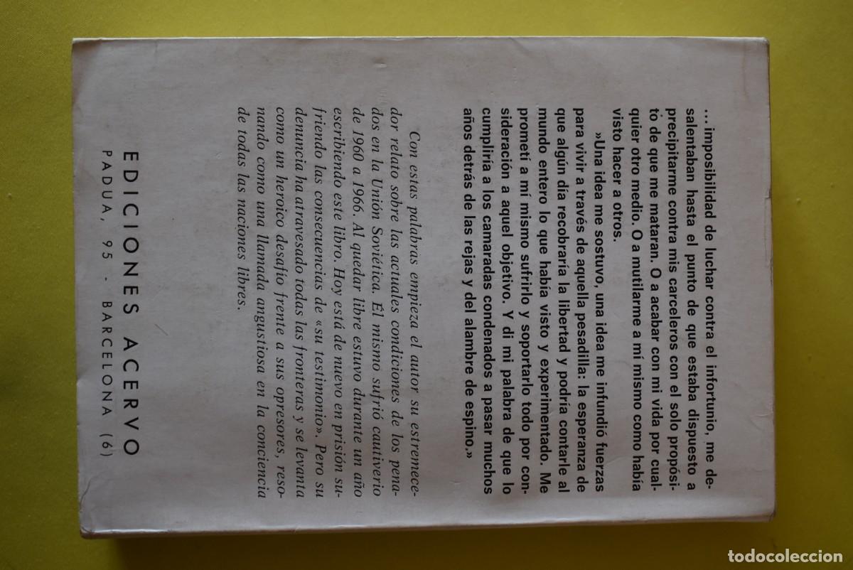 Libros de segunda mano: Libro Mi testimonio. Anatoly Marchenko - Foto 4