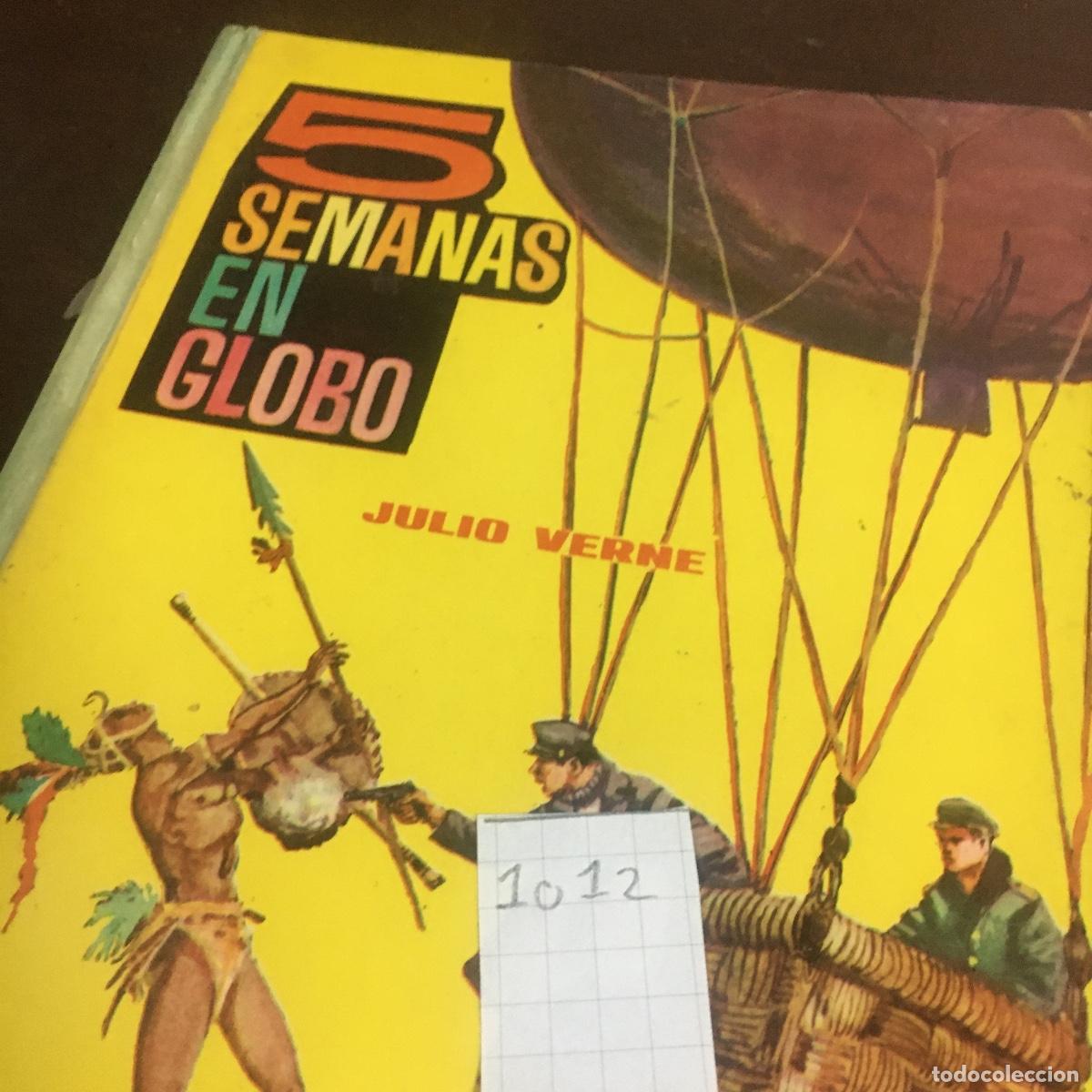 Libros de segunda mano: 5 SEMANAS EN GLOBO- JULIO VERNE REF: 1012 - Foto 5