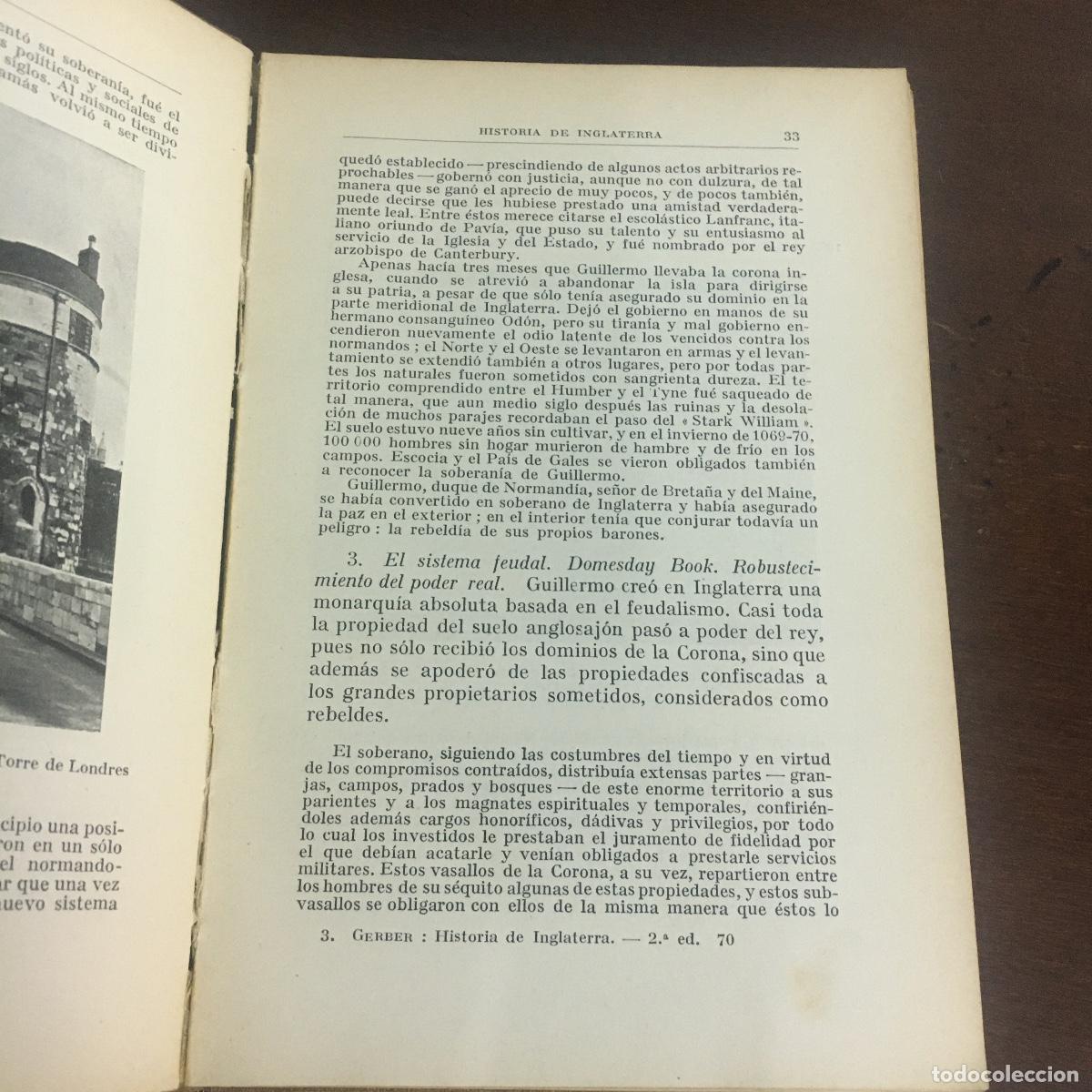 Libros de segunda mano: HISTORIA DE INGLATERRA - LAMBERT GERBER REF: 1080 - Foto 2