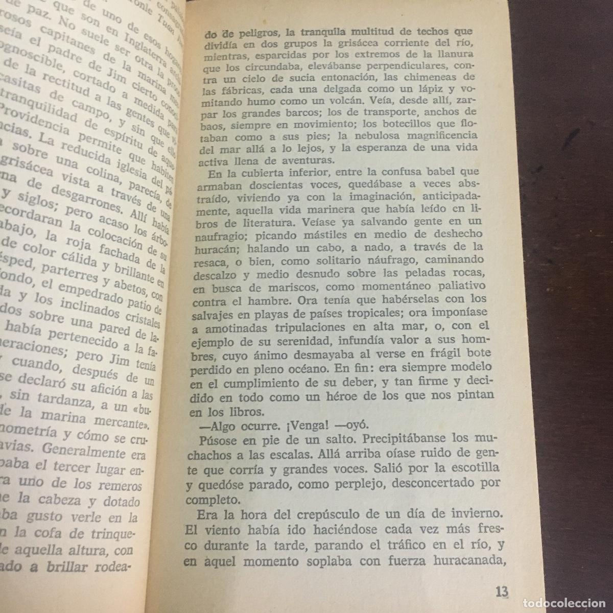 Libros de segunda mano: Lord Jim - Joseph Conrad. REF: 1096 - Foto 2