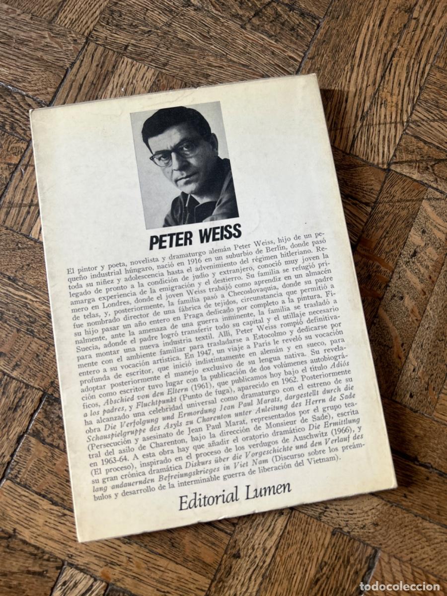 Libros de segunda mano: Adios a los padres - Peter Weiss - Foto 4