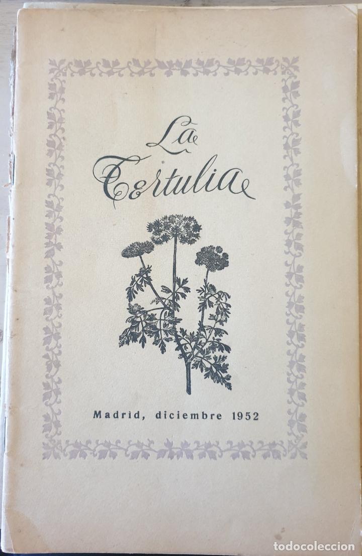 Gebrauchte B&uuml;cher: LA TERTULIA LITERARIA HISPANO AMERICANA. NUMERO 1. MADRID DICIEMBRE 1952. -
