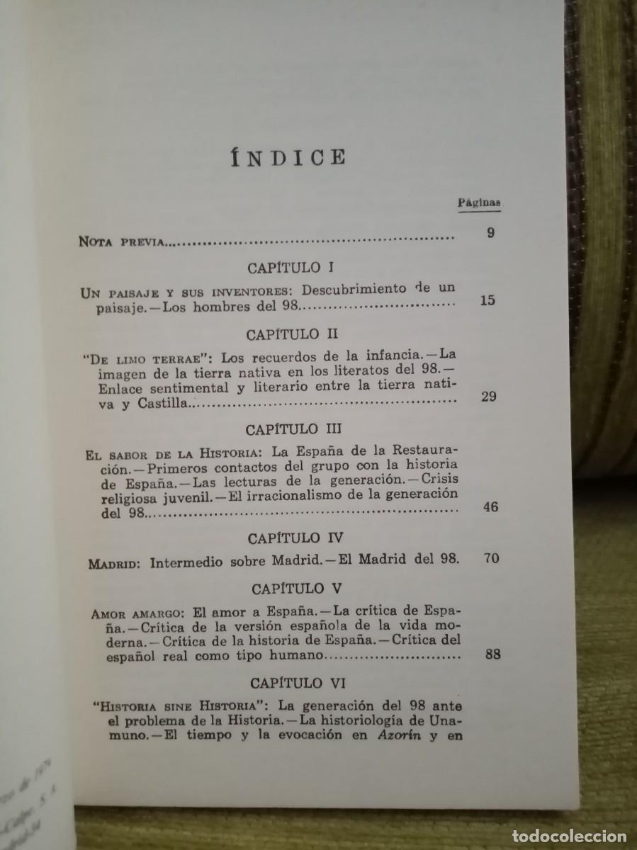 Libros de segunda mano: LA GENERACI&Oacute;N DEL NOVENTA Y OCHO - Foto 6
