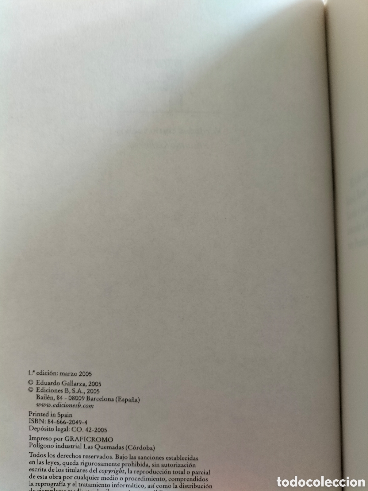 Libros de segunda mano: Verdades como sue&ntilde;os. Eduardo Gallarza. Ediciones B, 2005. Libro - Foto 4
