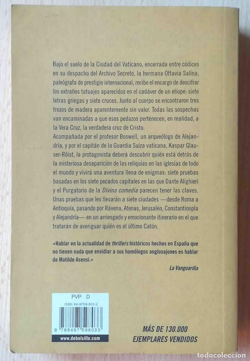 Libros de segunda mano: El &uacute;ltimo Cat&oacute;n (Matilde Asensi) Debolsillo - Foto 4
