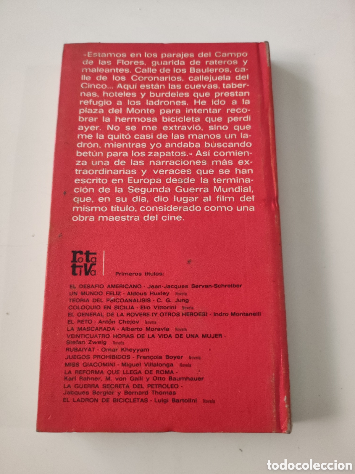 Libros de segunda mano: El ladron de bicicletas . Luigi Bartolini - Foto 2