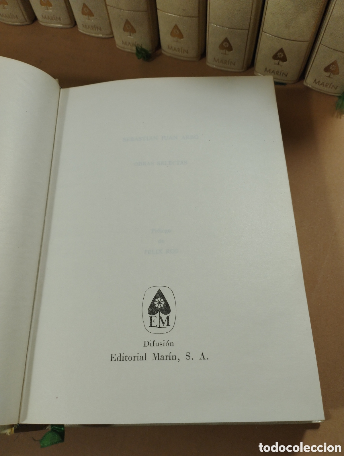 Libros de segunda mano: Obras selectas. Editorial Mar&iacute;n. 9 tomos. - Foto 4