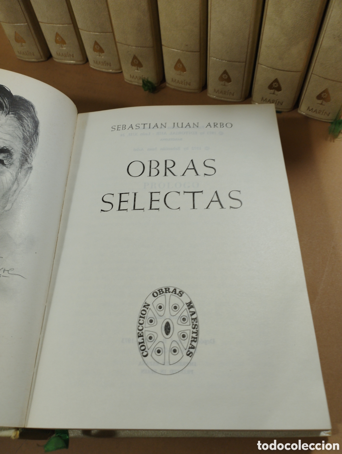 Libros de segunda mano: Obras selectas. Editorial Mar&iacute;n. 9 tomos. - Foto 5