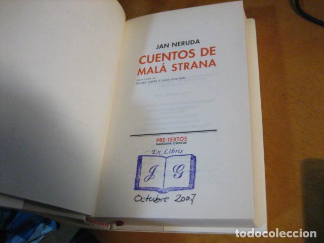 Libros de segunda mano: Cuentos de Mal&aacute; Strana.Jan Neruda ed pretextos, como nuevo!!! - Foto 3