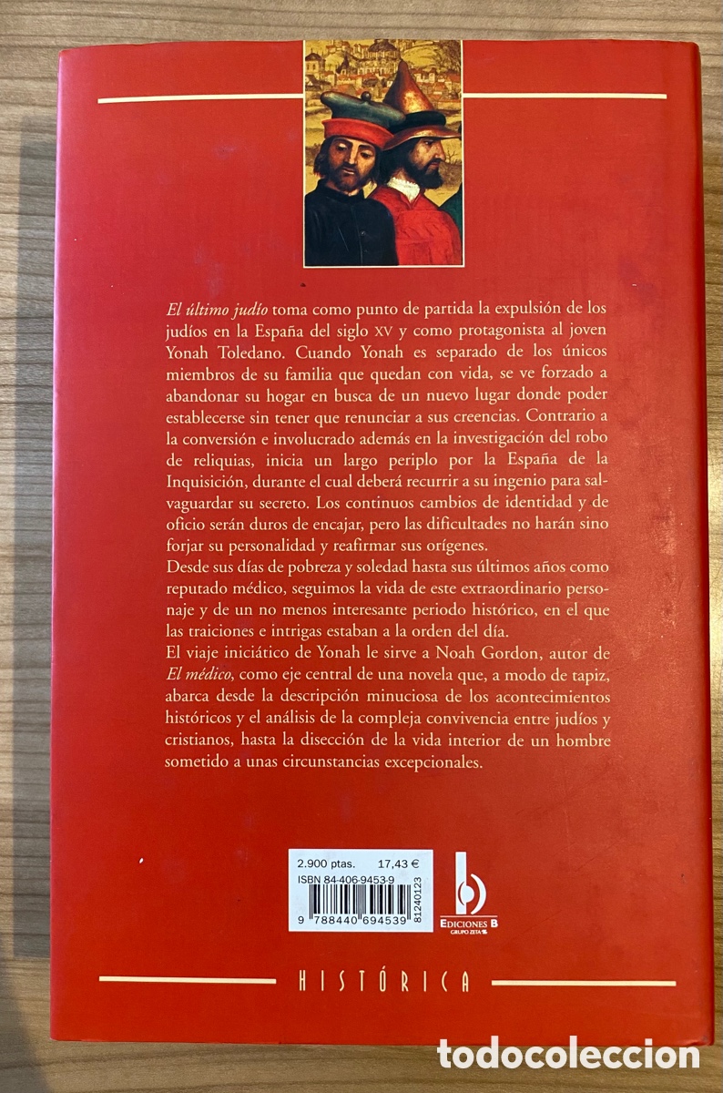 Libros de segunda mano: EL &Uacute;LTIMO JUD&Iacute;O - Noah Gordon - Foto 2