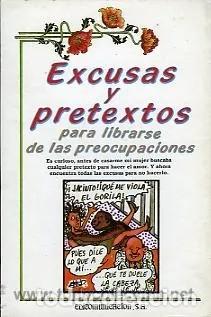 Libros de segunda mano: Excusas y pretextos para librarse de las preocupaciones - Foto 1