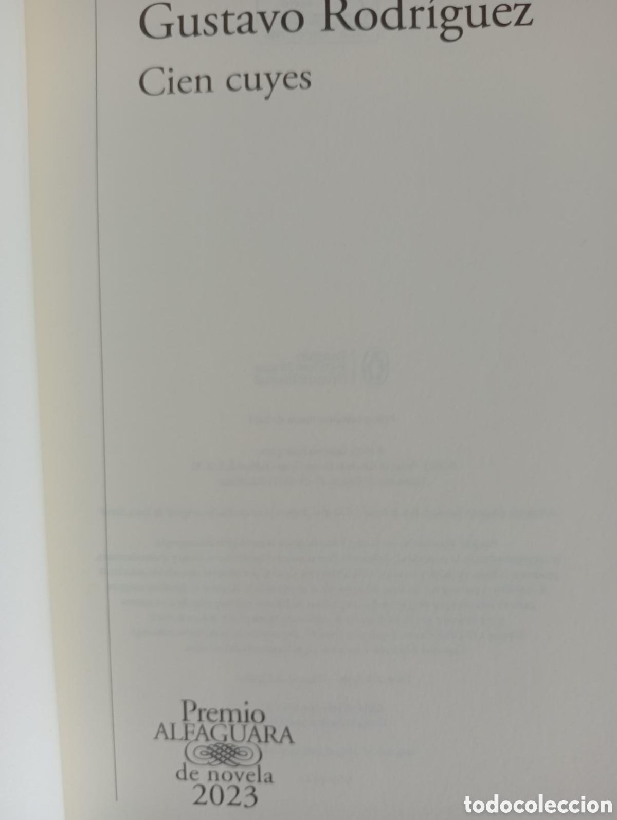Libros de segunda mano: Cien cuyes / Gustavo Rodr&iacute;guez - Foto 2